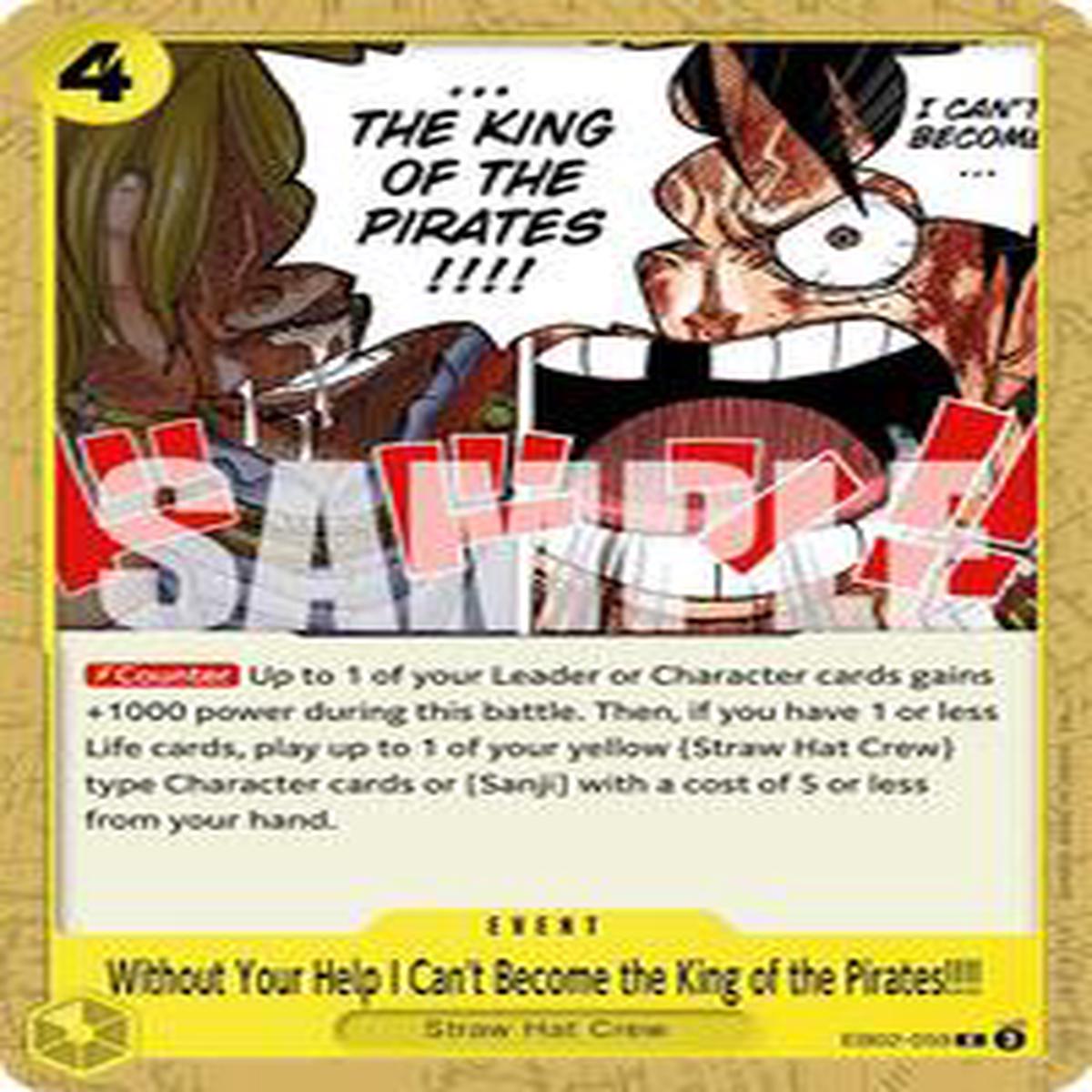 Without Your Help I Can't Become the King of the Pirates!!!! - EB02-059 - Extra Booster: Anime 25th Collection (EB-02) - Normal