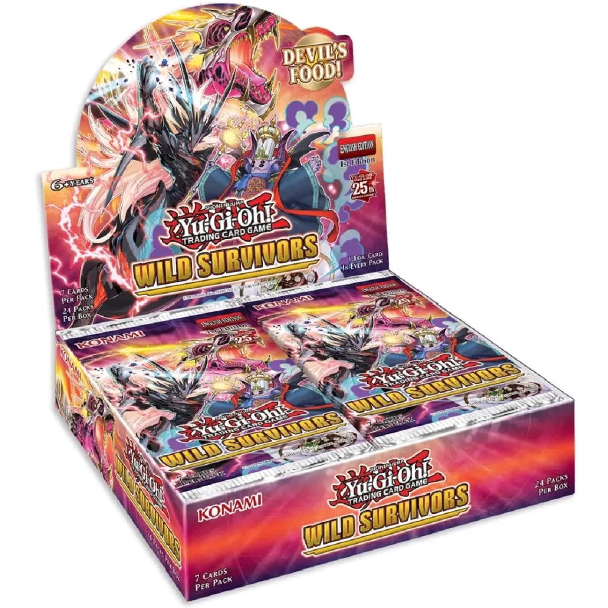 Yu-Gi-Oh! TCG: Wild Survivors Booster Box 1st Edition - 24 Packs