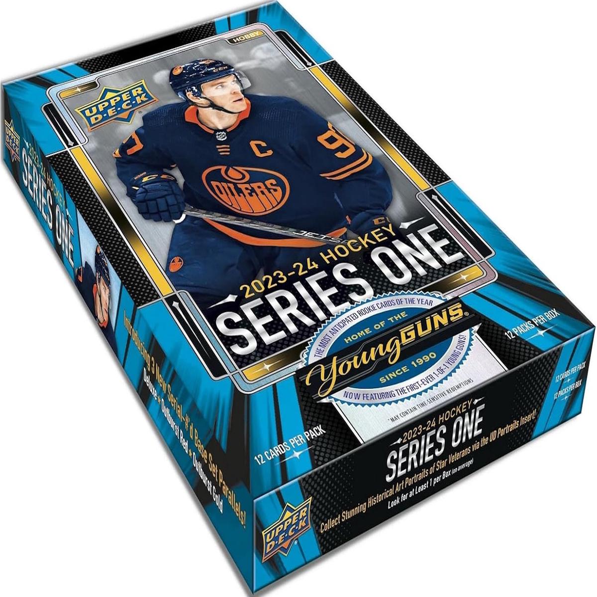 2023-24 Upper Deck Series 1 Hobby Box - 12 Packs