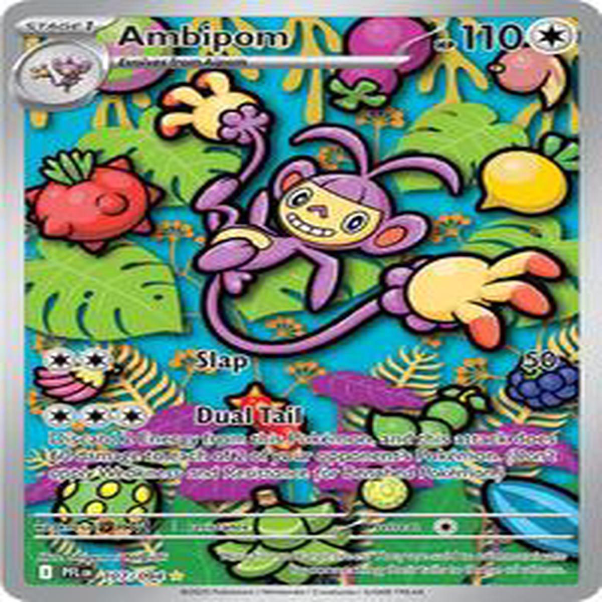 Ambipom - 107/094 - ME02: Phantasmal Flames (PFL) - Illustration Rare