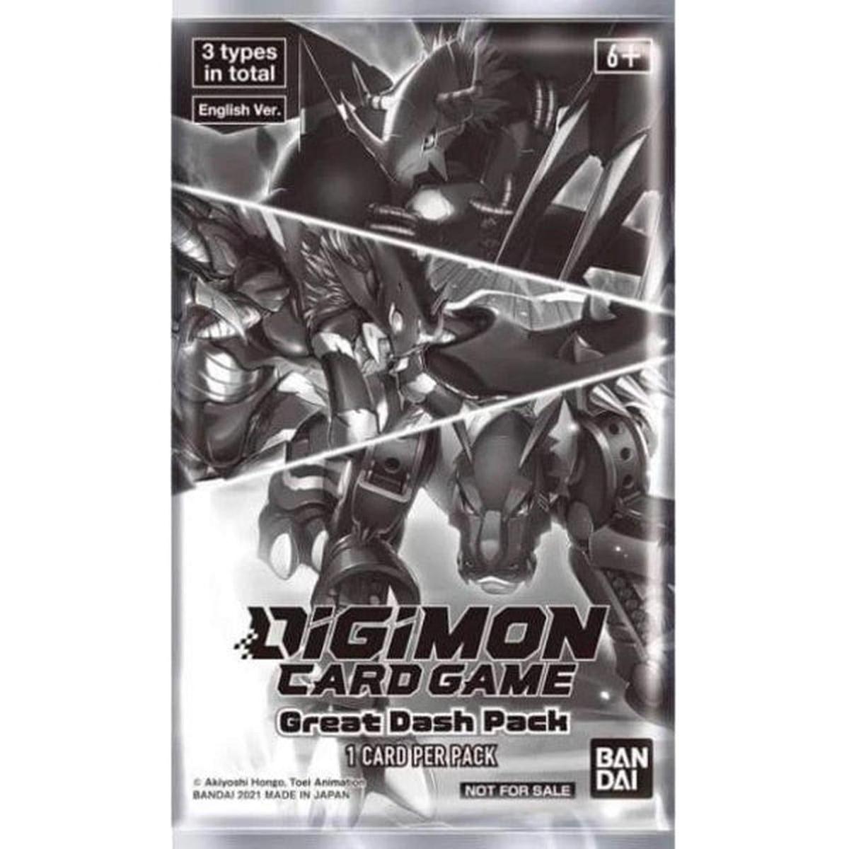 Digimon Card Game: Great Dash Pack - 1 Card Per Pack