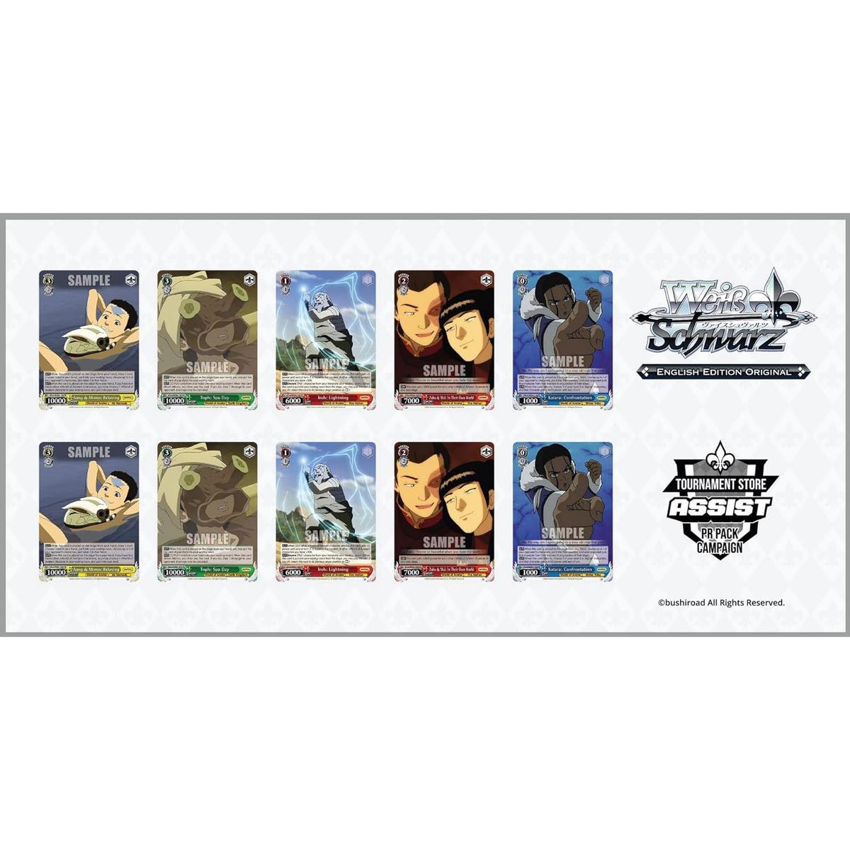 Weiss Schwarz TCG: Avatar The Last Airbender - Tournament Store Assist Pack