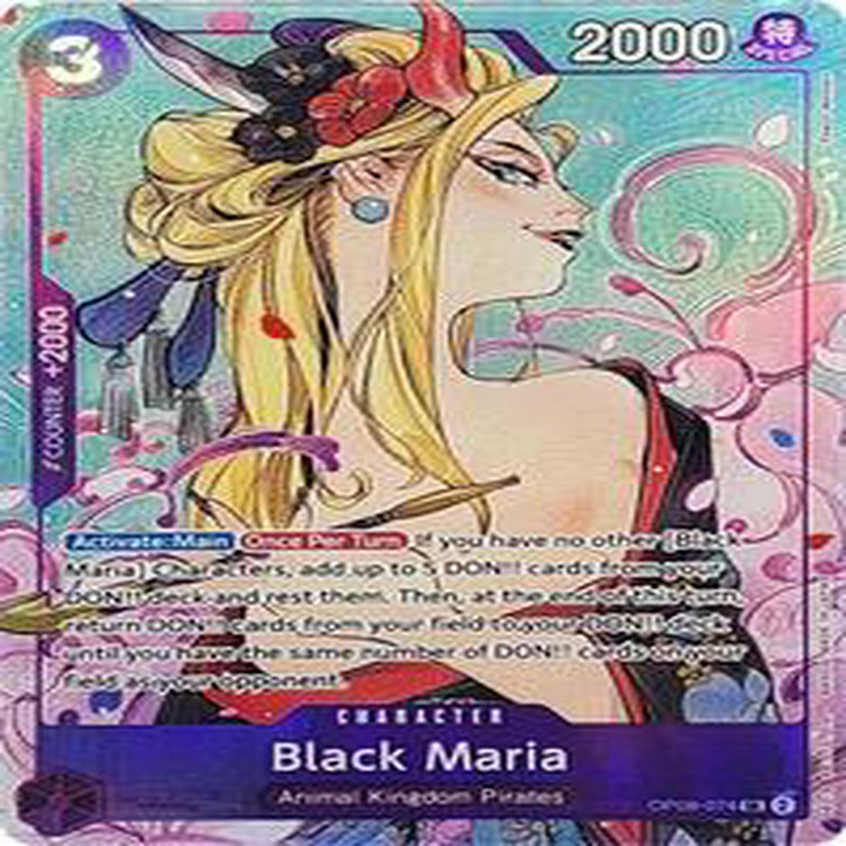 Black Maria (Illustration Box Vol.2) - OP08-074 - One Piece Promotion Cards (OP-PR)