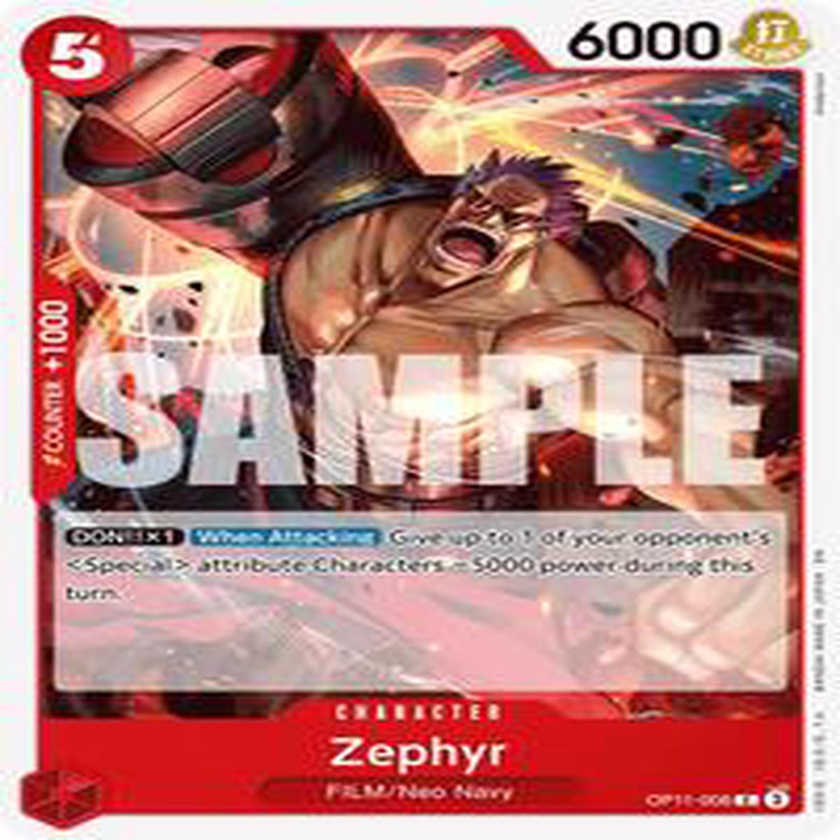 Zephyr - OP11-006 - A Fist of Divine Speed (OP11) - Normal
