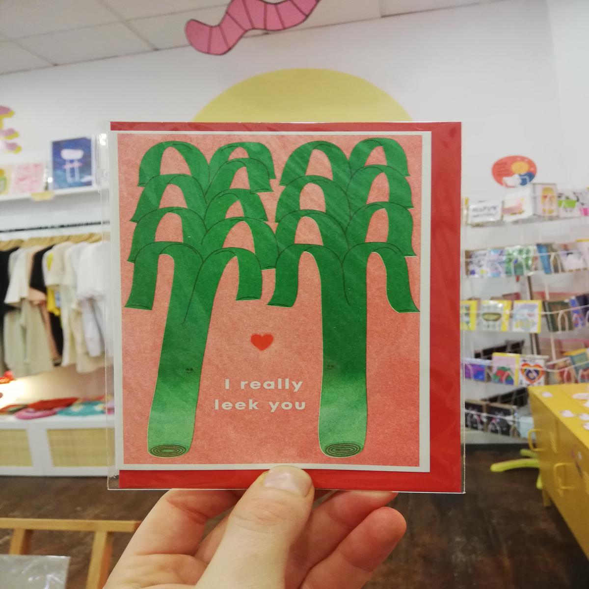Riso printed cards by Sarah Cliff