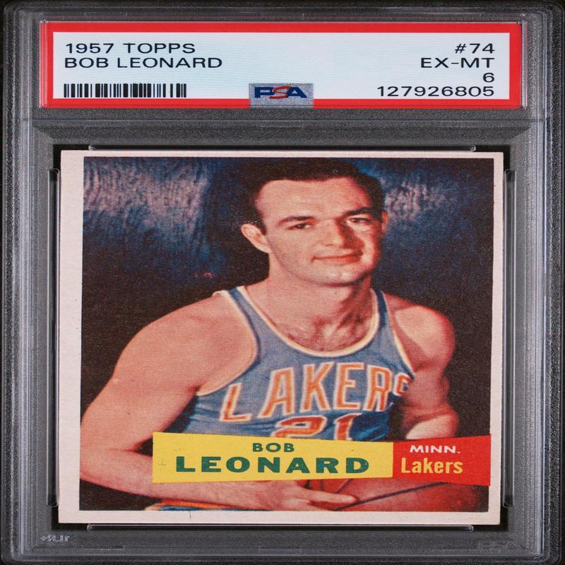 1957 Topps Slick Leonard #74 PSA 6