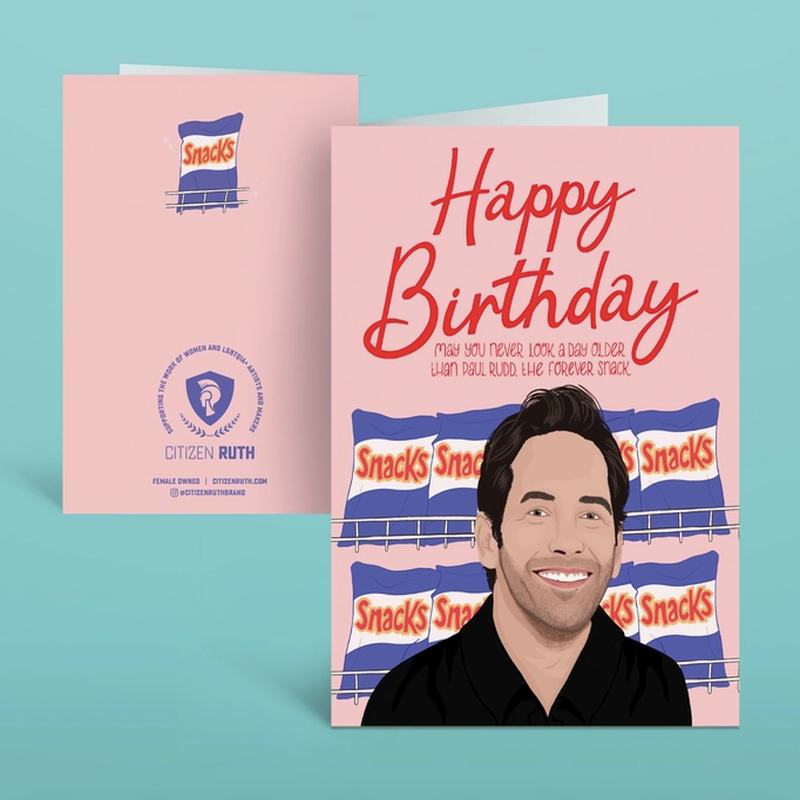 Paul Rudd Birthday Card