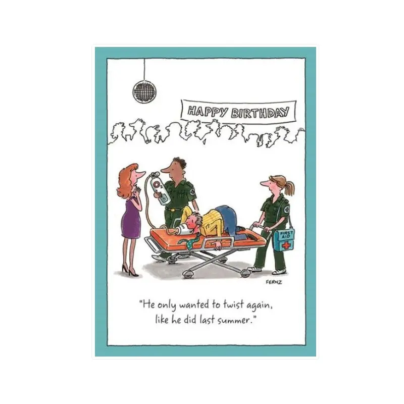 Twist Again Humour Birthday Card