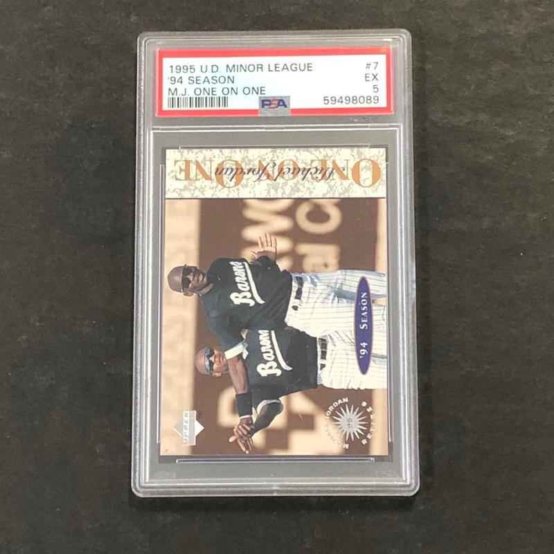 1995 U.D. Minor League #7 94 Season PSA 5 EX M.J. One on One