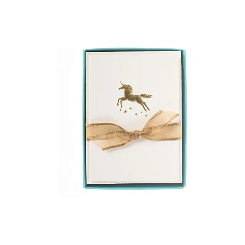 Unicorn La Petite Presse Blank Boxed Cards 10Ct