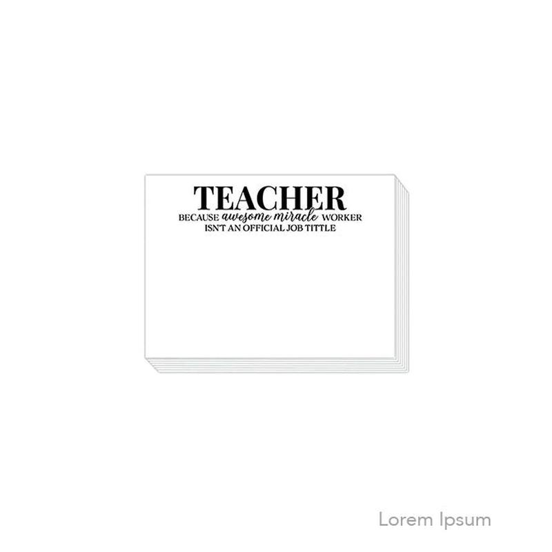 Teacher Because Awesome Miracle Worker Isn't An Official Job Title
