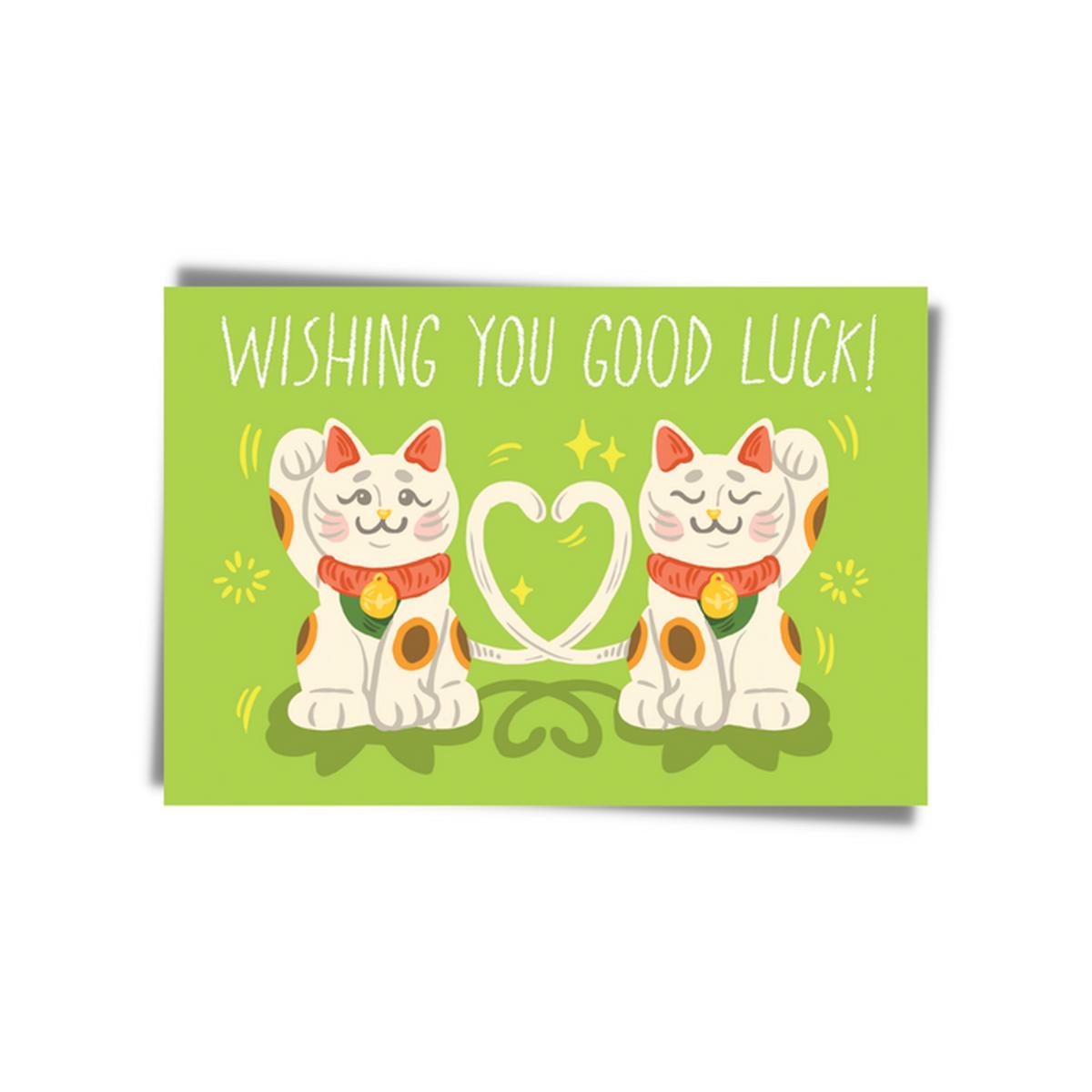 Wishing You Good Luck Greeting Card