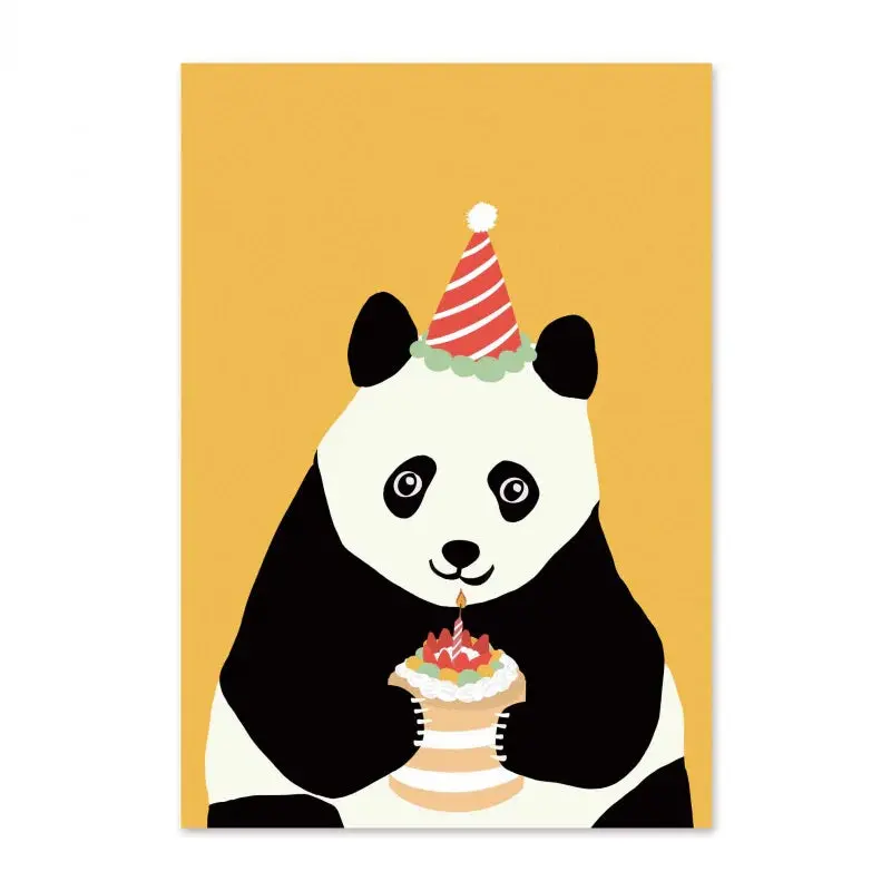 Yellow Panda Card