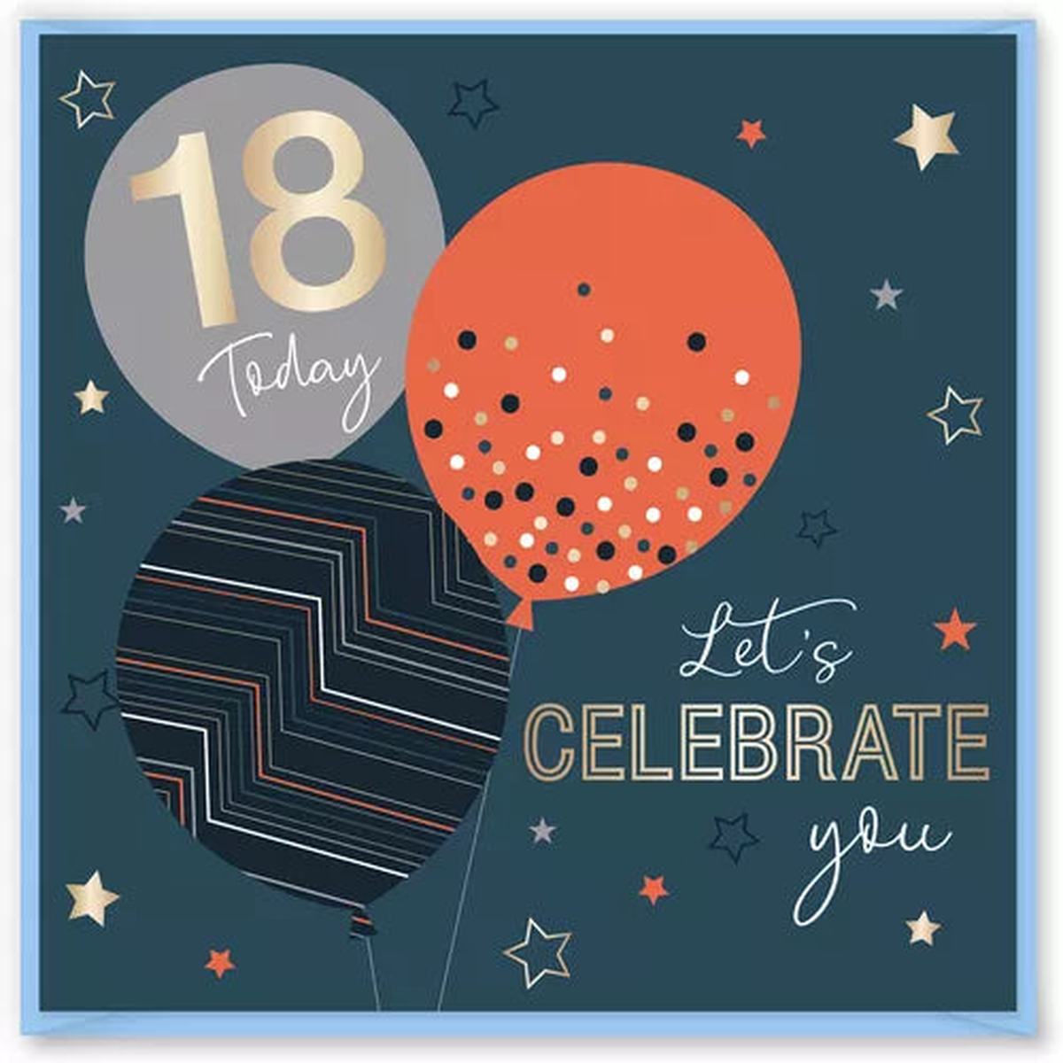 18th  MALE - Birthday Card*