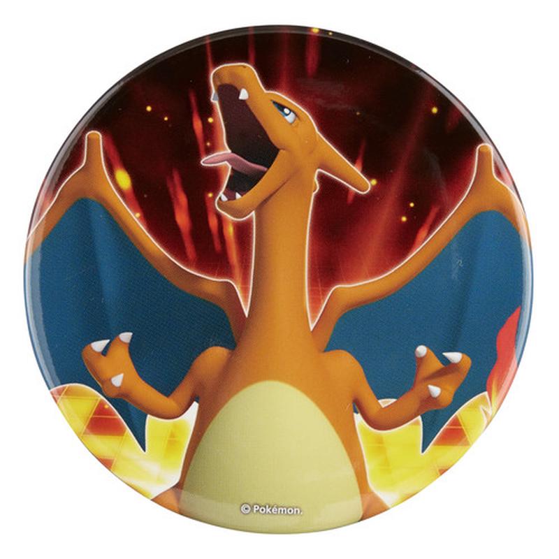 Pokemon Center Big Can Badge Charizard