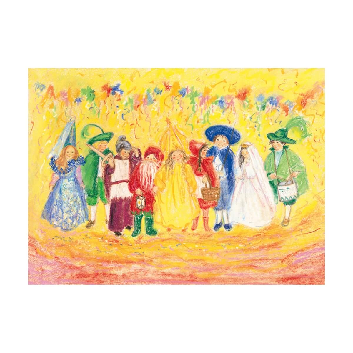 Postcards - Children's Carnival, pack of 5 cards