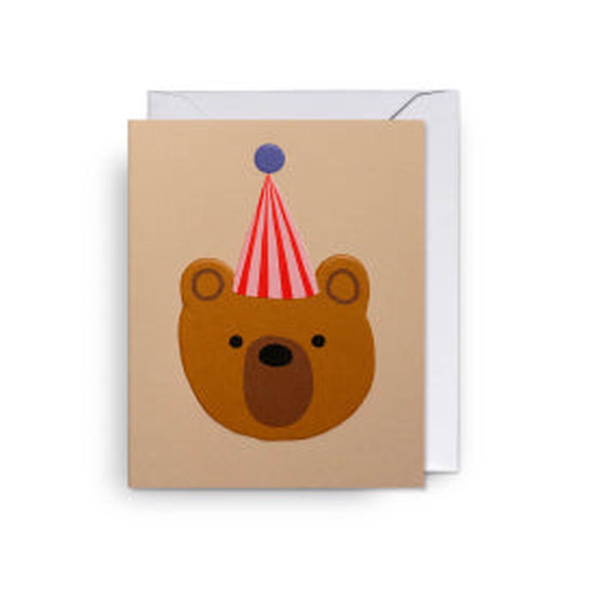Party Hat Bear Mini Card - Default Title