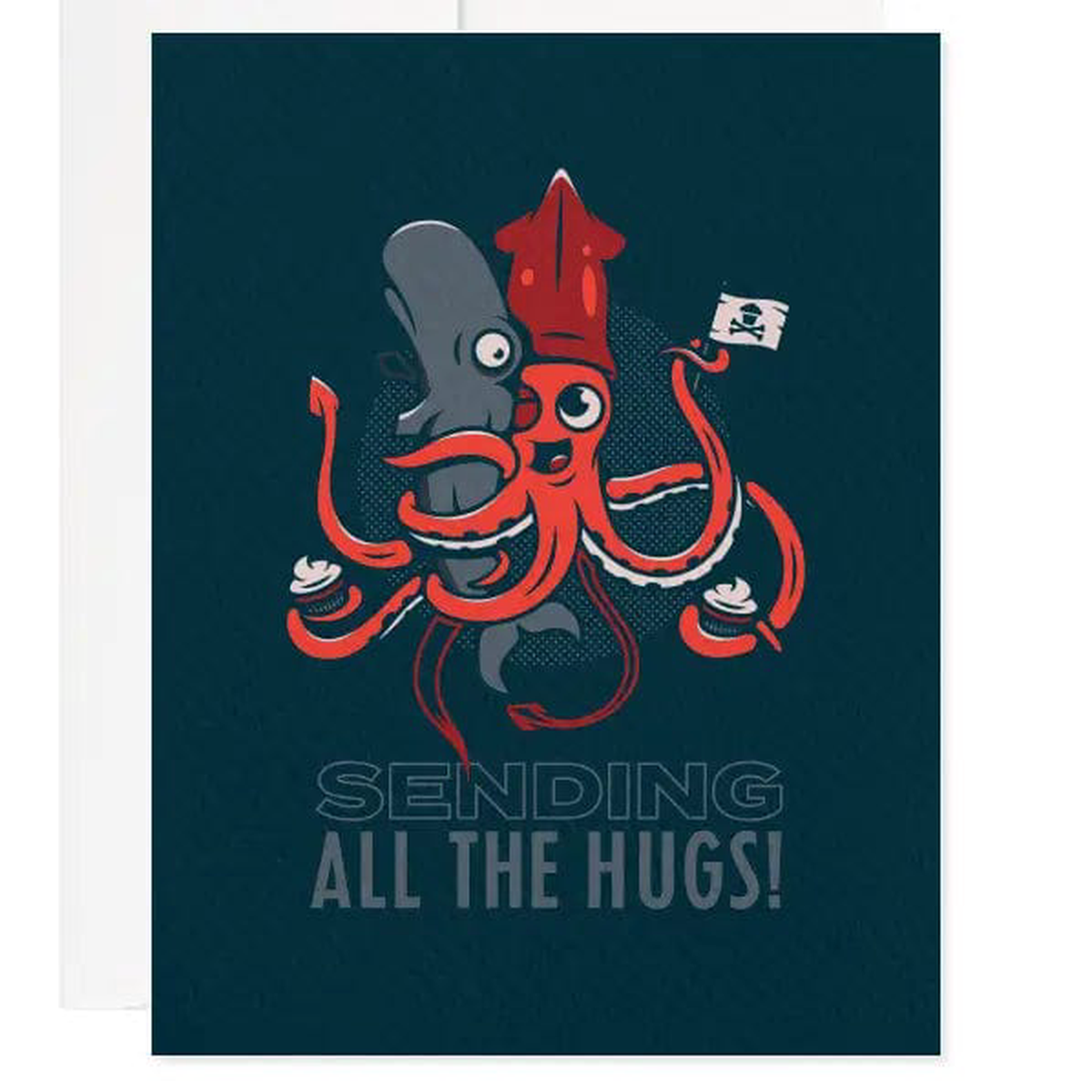 Sending Hugs Squid Card