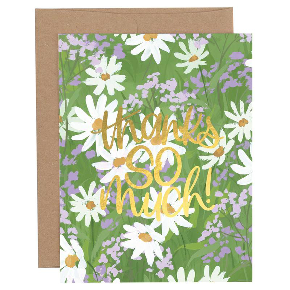 Thanks So Much Daisies Thank You Greeting Card