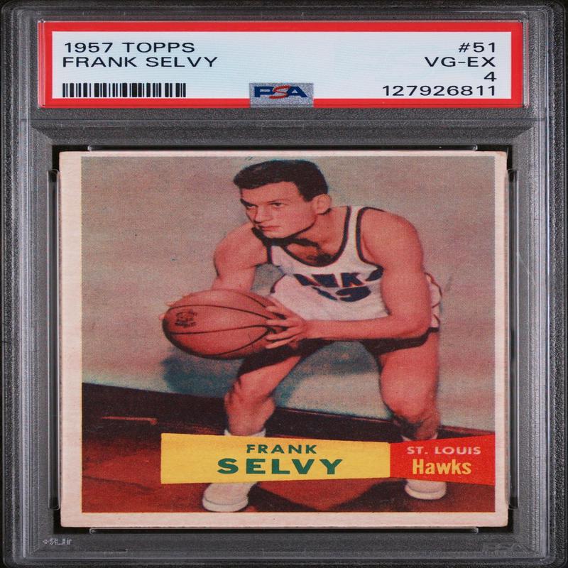1957 Topps Frank Selvy #51 PSA 4