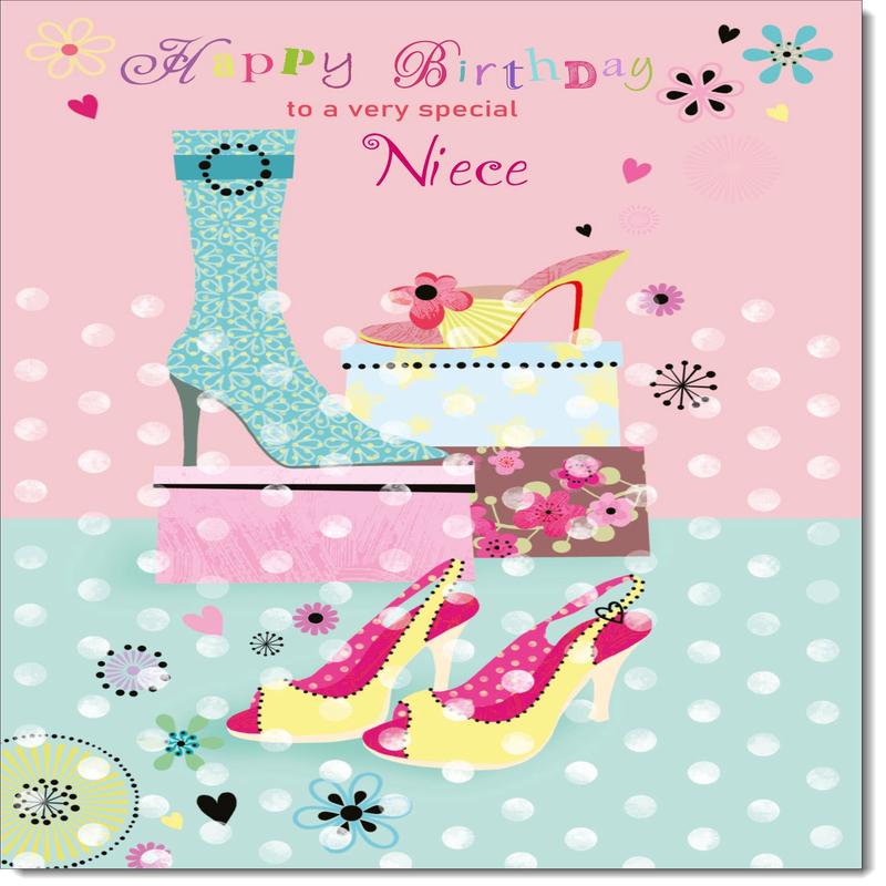 Niece Birthday Card Fashion
