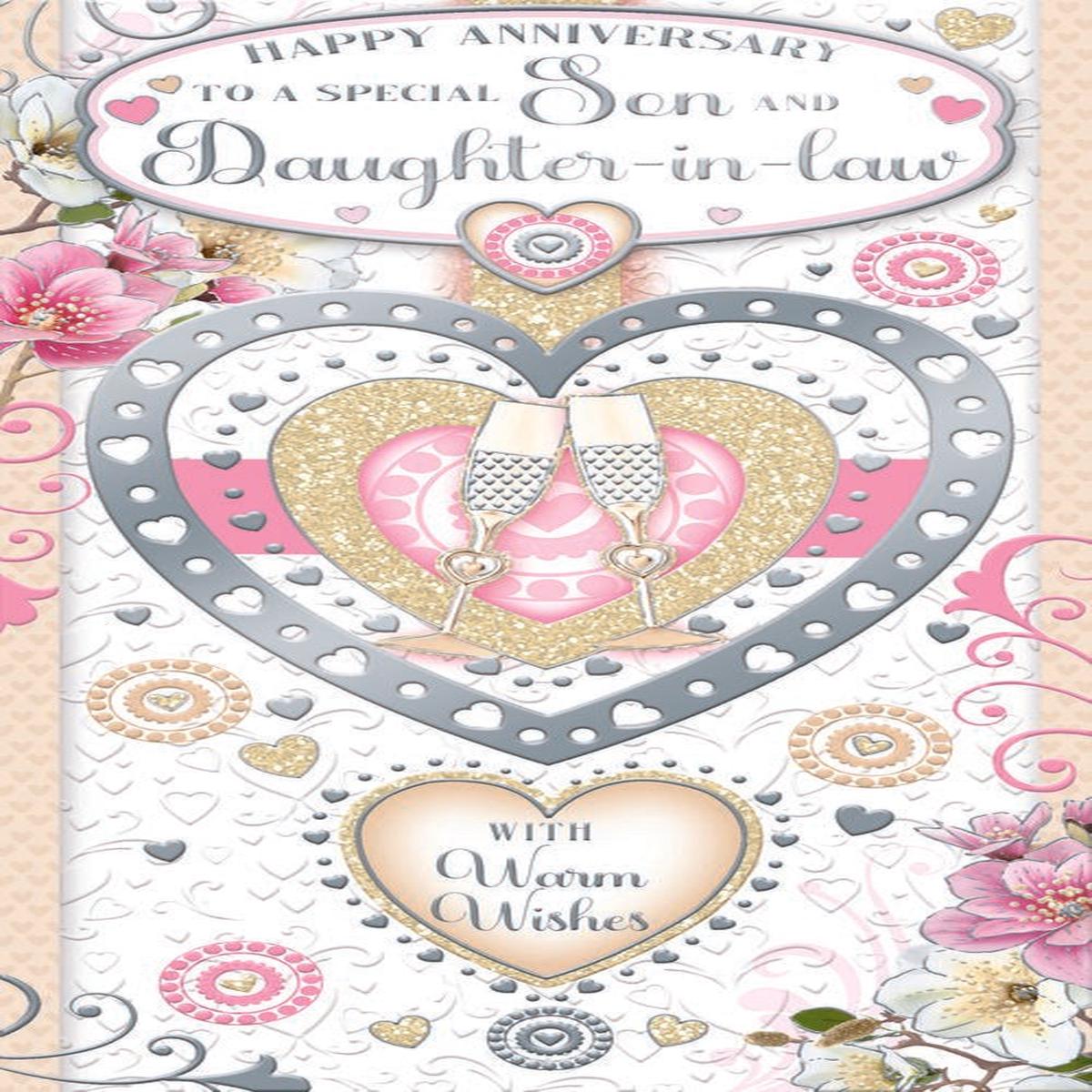 Son & Daughter-in -Law Anniversary Card*