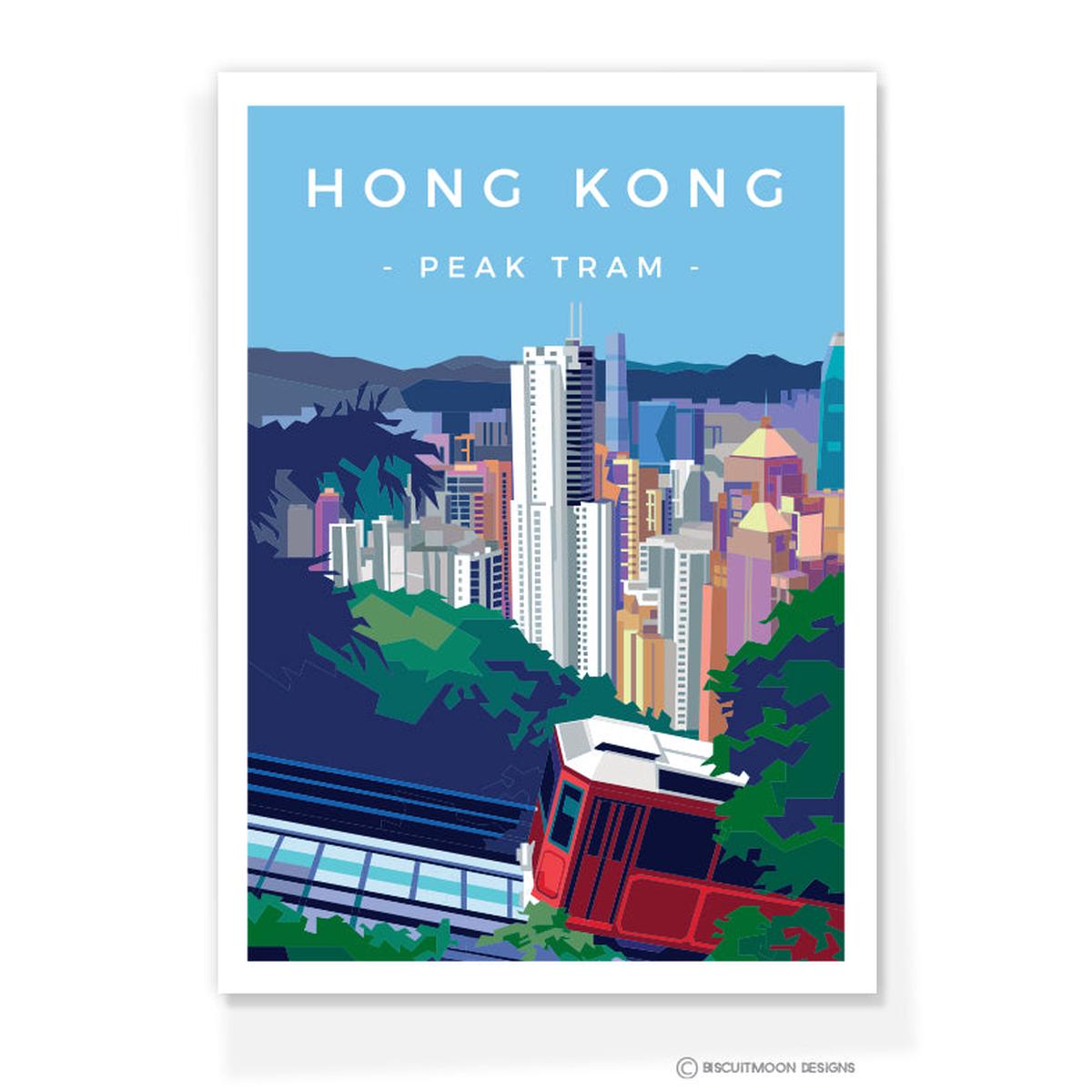 Peak Tram Postcard