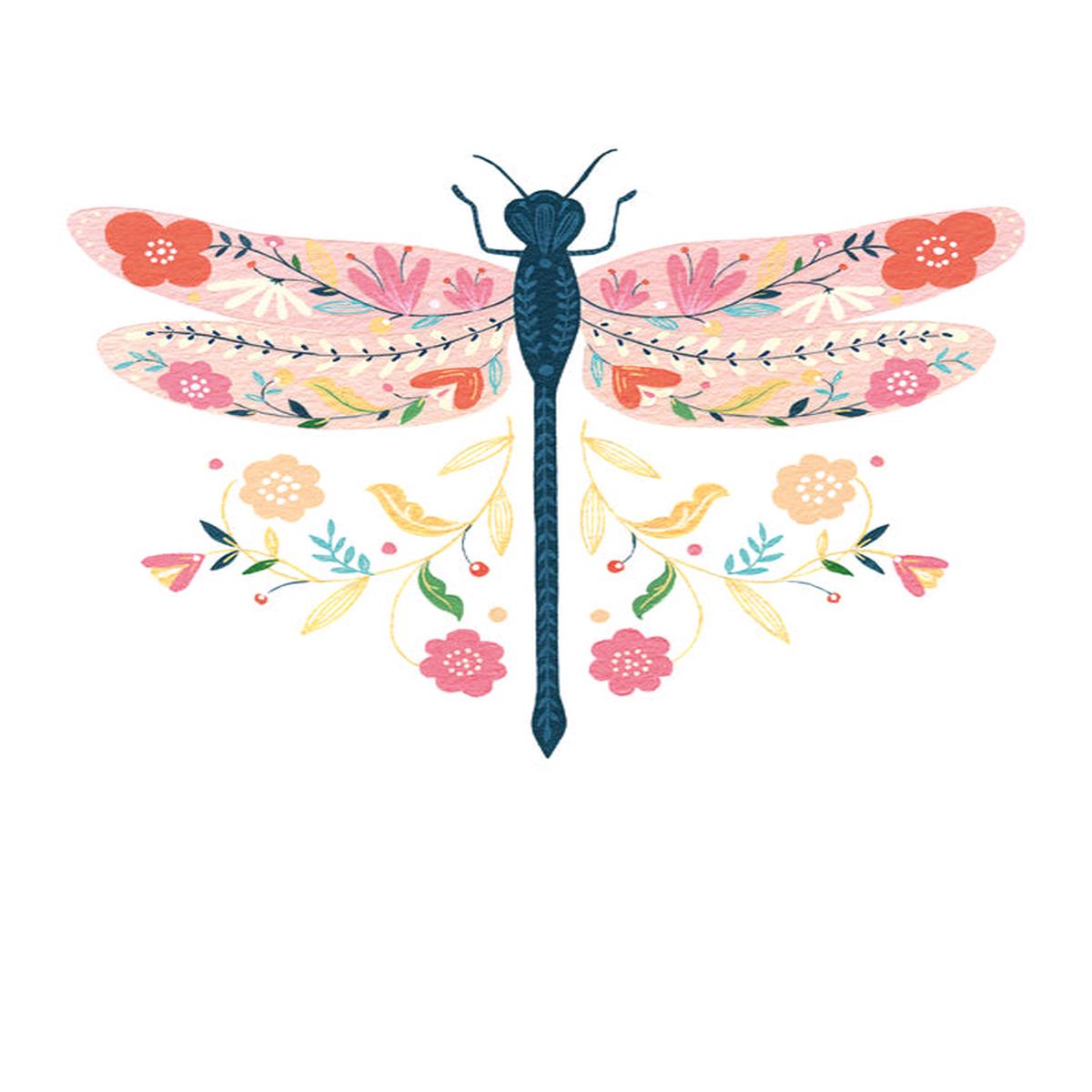 Pollen Blank Card - Dragonfly