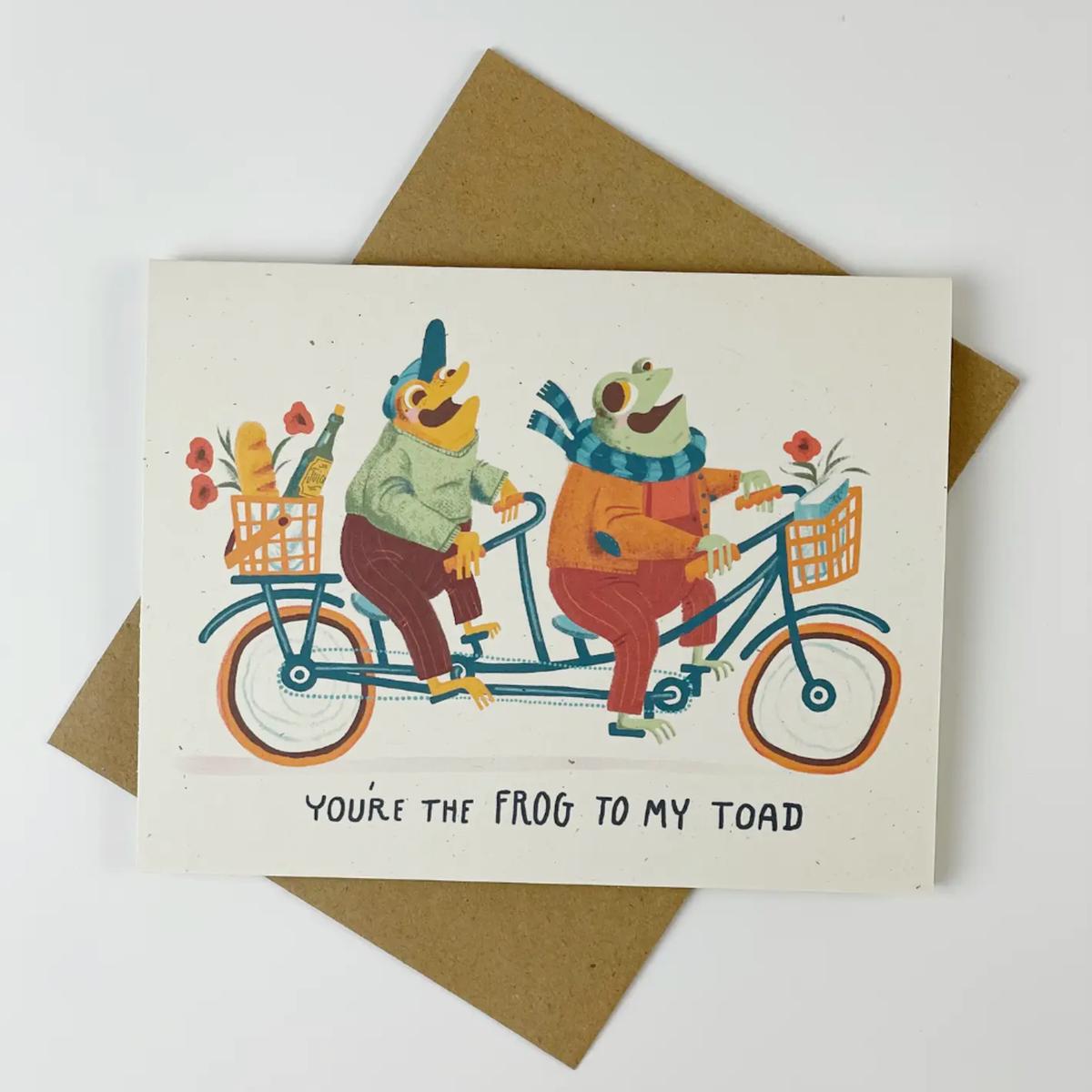 You're the Frog to My Toad
