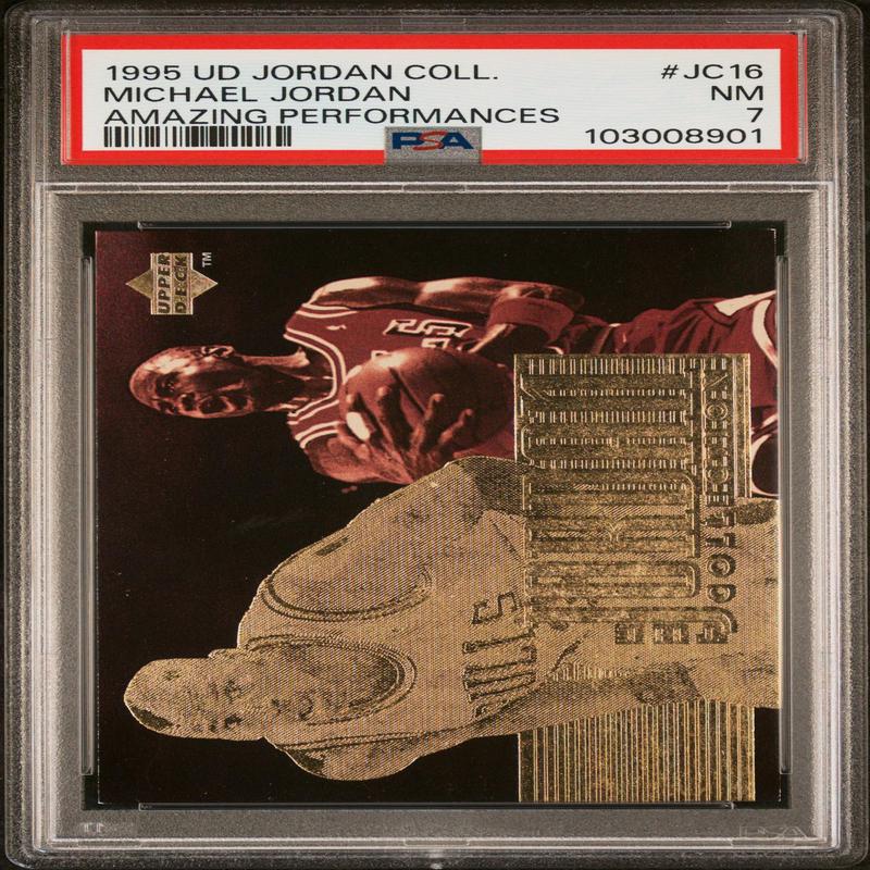 1995 Upper Deck Jordan Collection Michael Jordan #JC16 PSA 7