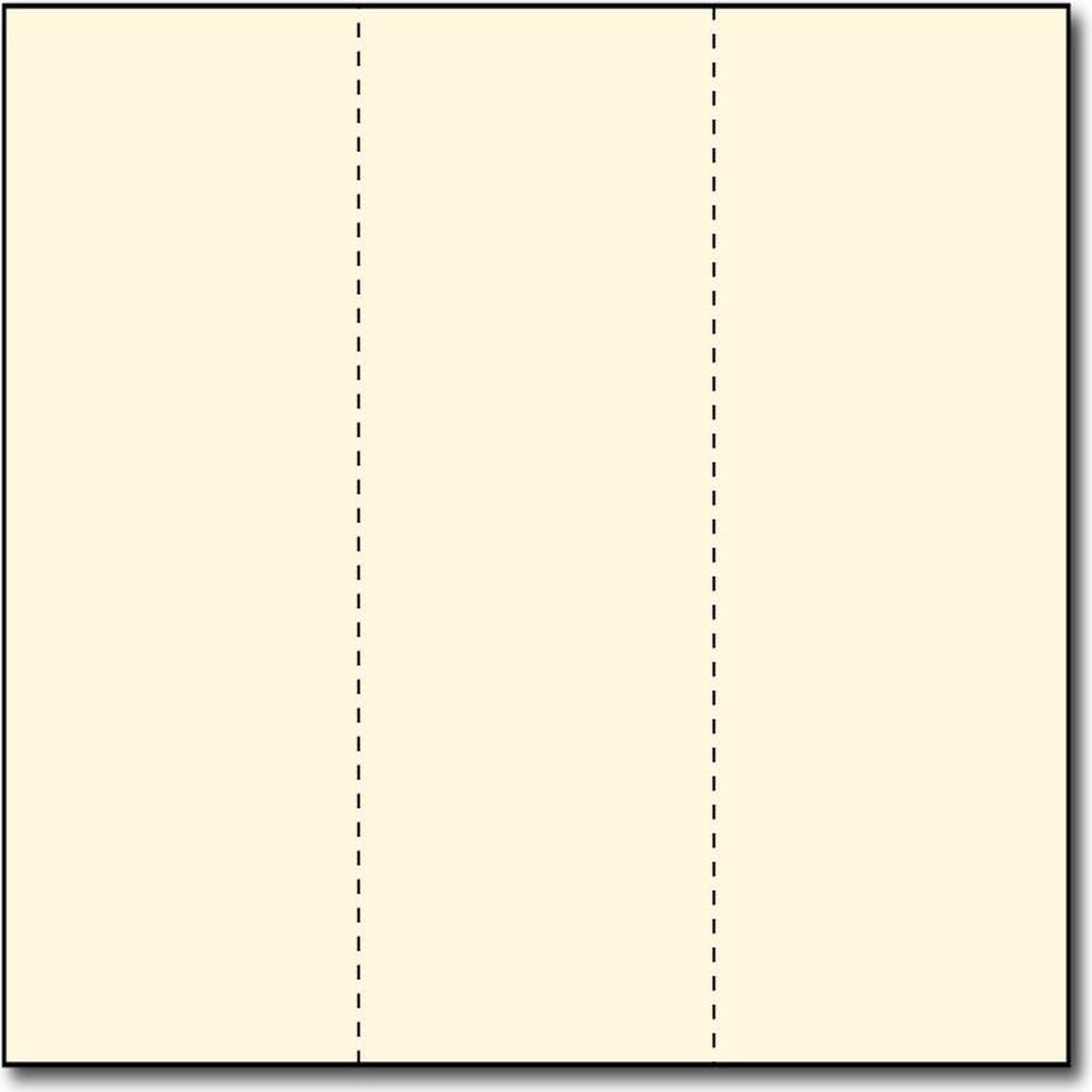 Notecards, Cream, 8 1/2" x 3 2/3"
