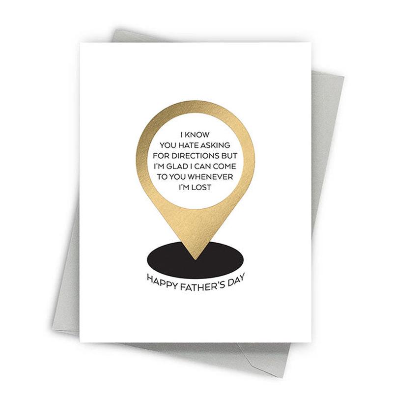 Seeking Directions Father's Day Card