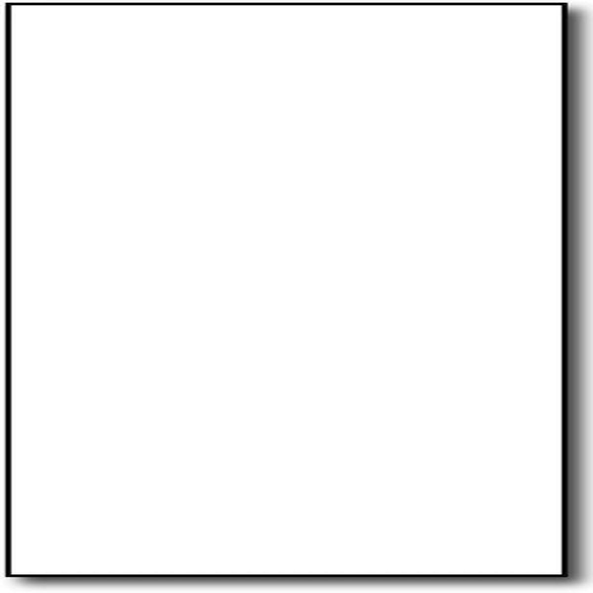 White 4" x 9" 120lb Cover (325 GSM) Menu Cards / Rack Cards