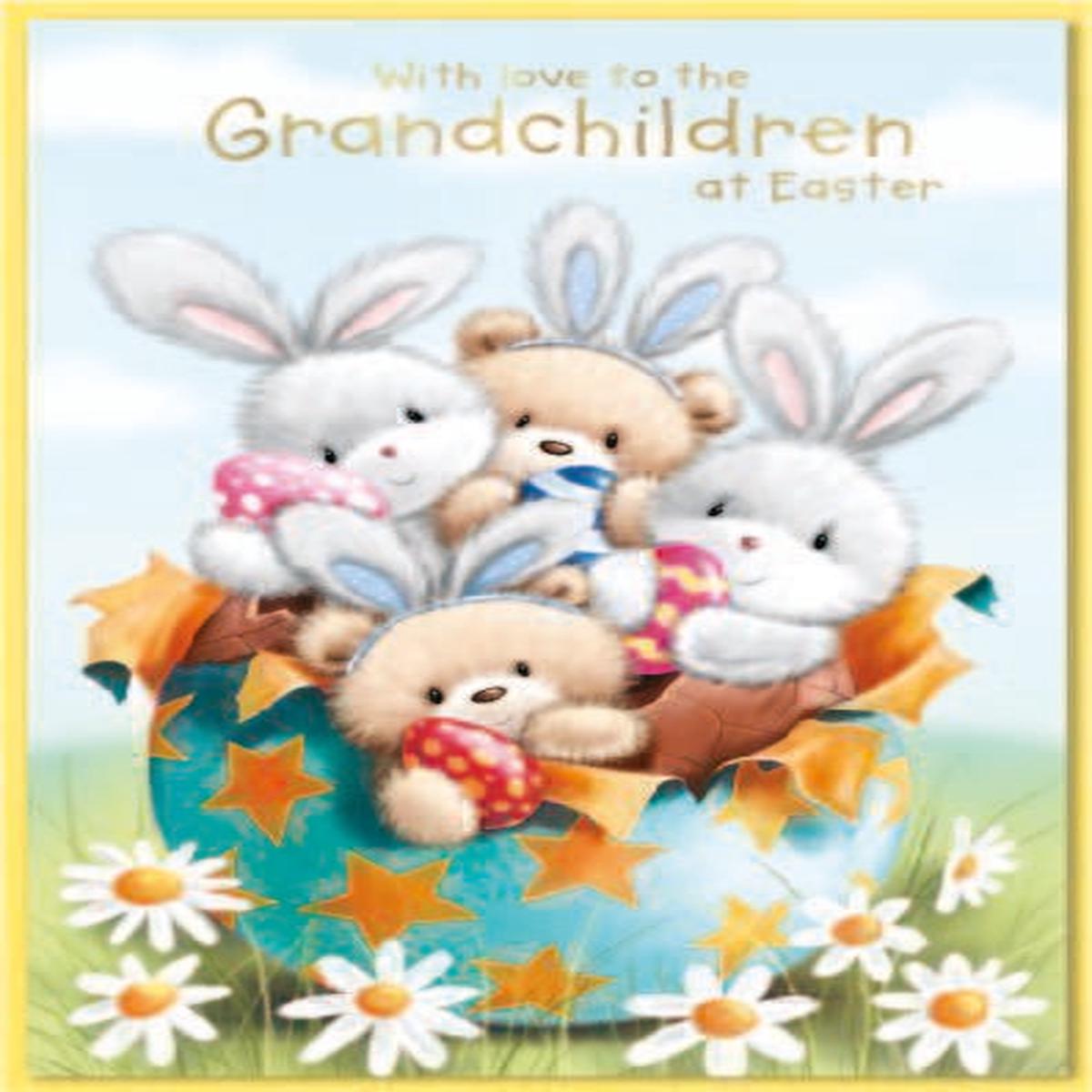 Open Easter Card - Grandchildren*
