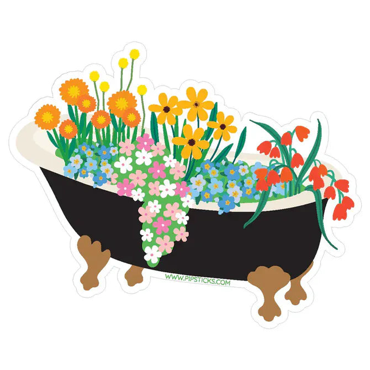 Tub of Blooms Vinyl