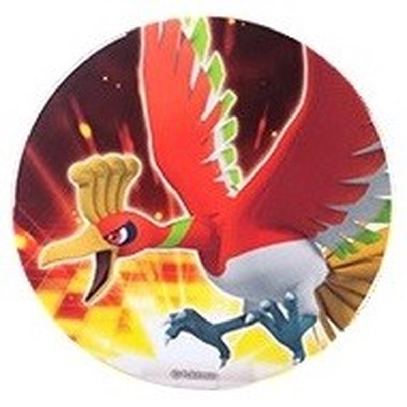 Pokemon Center Big Can Badge Ho-Oh