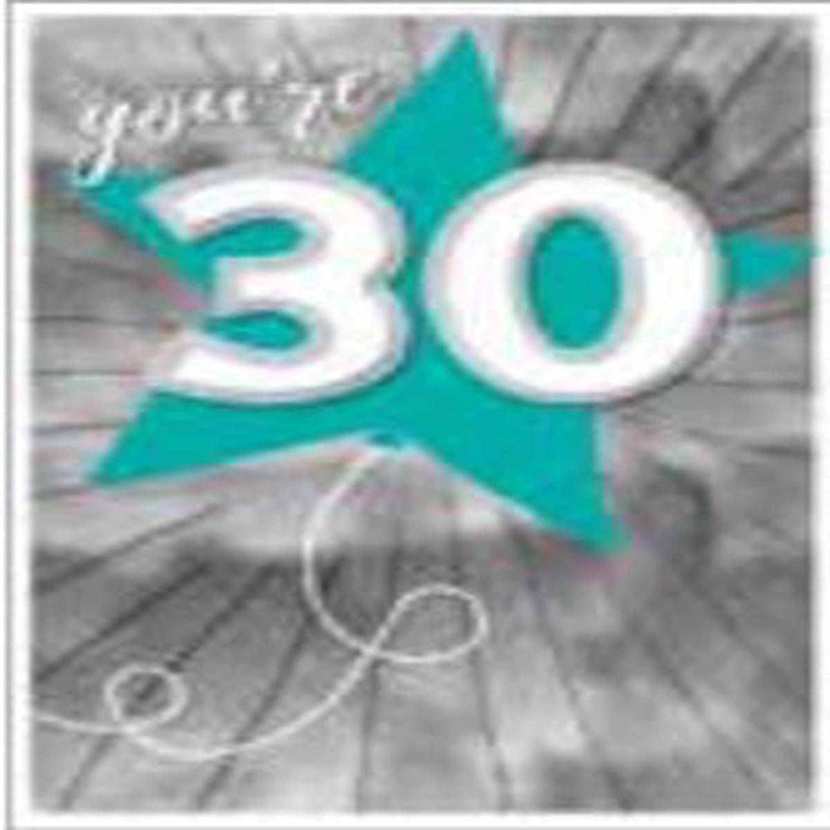 You're 30 Birthday Card
