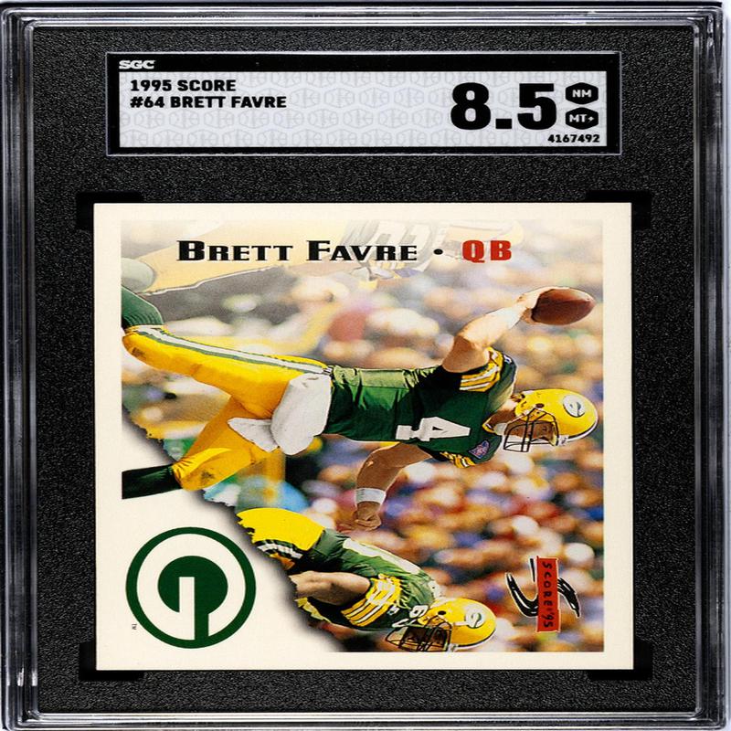 1995 Score Brett Favre #64 SGC 8.5