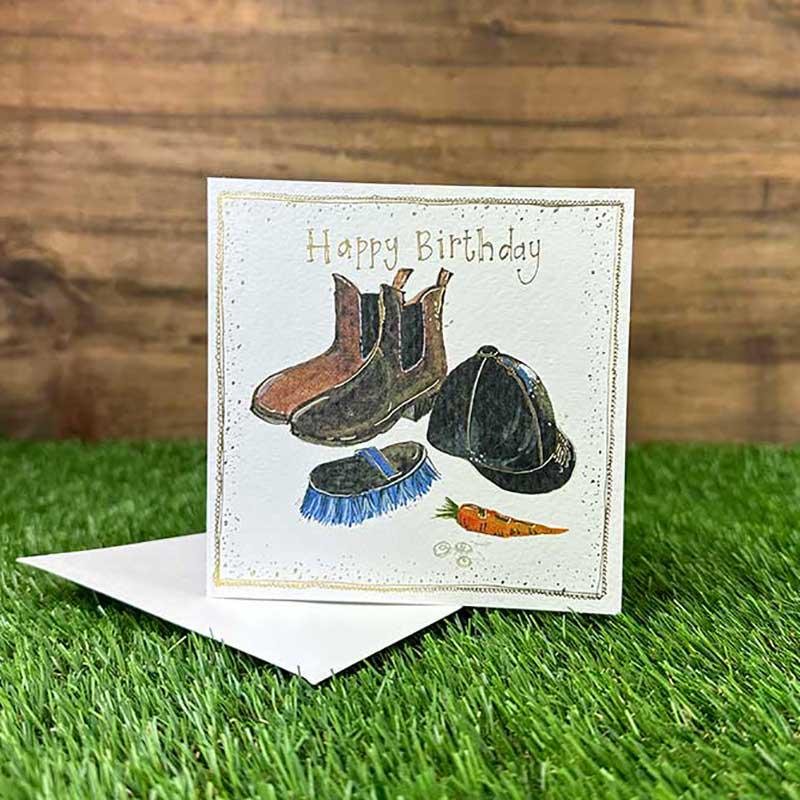 Riding Gear - Alex Clarke Mini Card