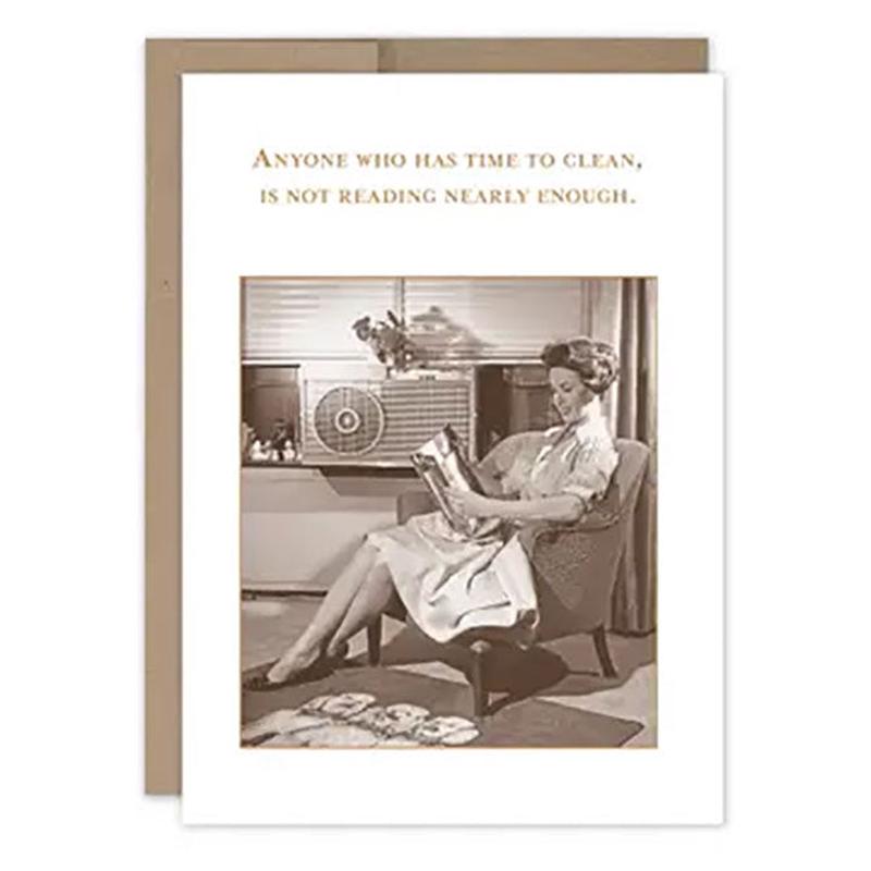 Not Reading Enough Birthday Card