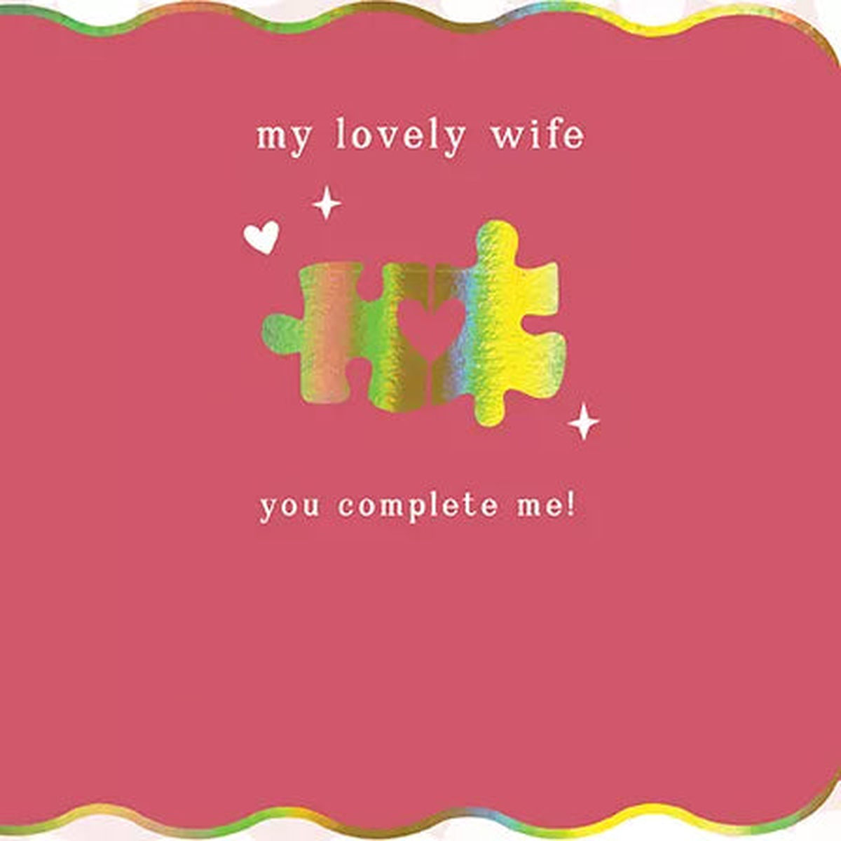 PAPER ROSE INCA SQUARE CARD (UNWRAPPED) - WIFE ANNIVERSARY*