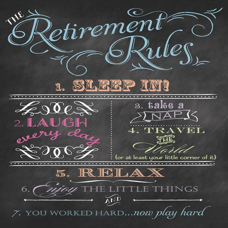 Retirement Card - Retirement Rules