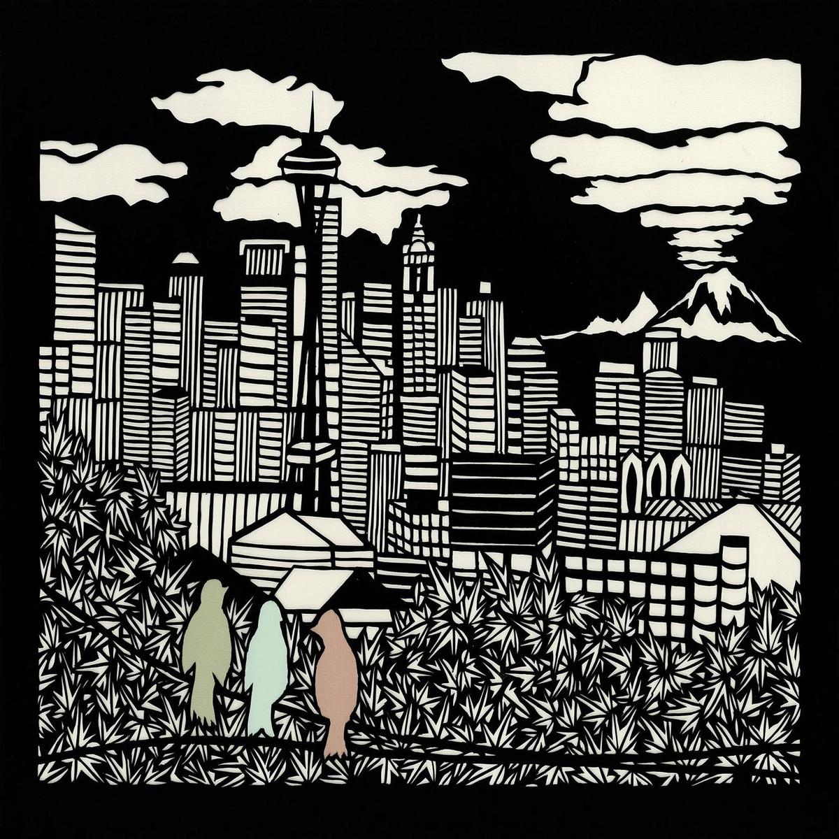 Squatters With a View Greeting Card