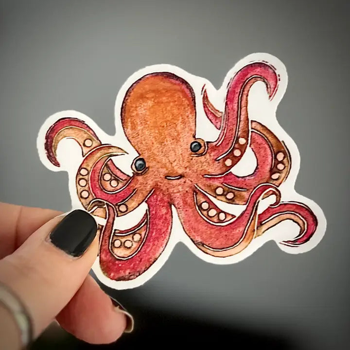 Octopus Vinyl Sticker