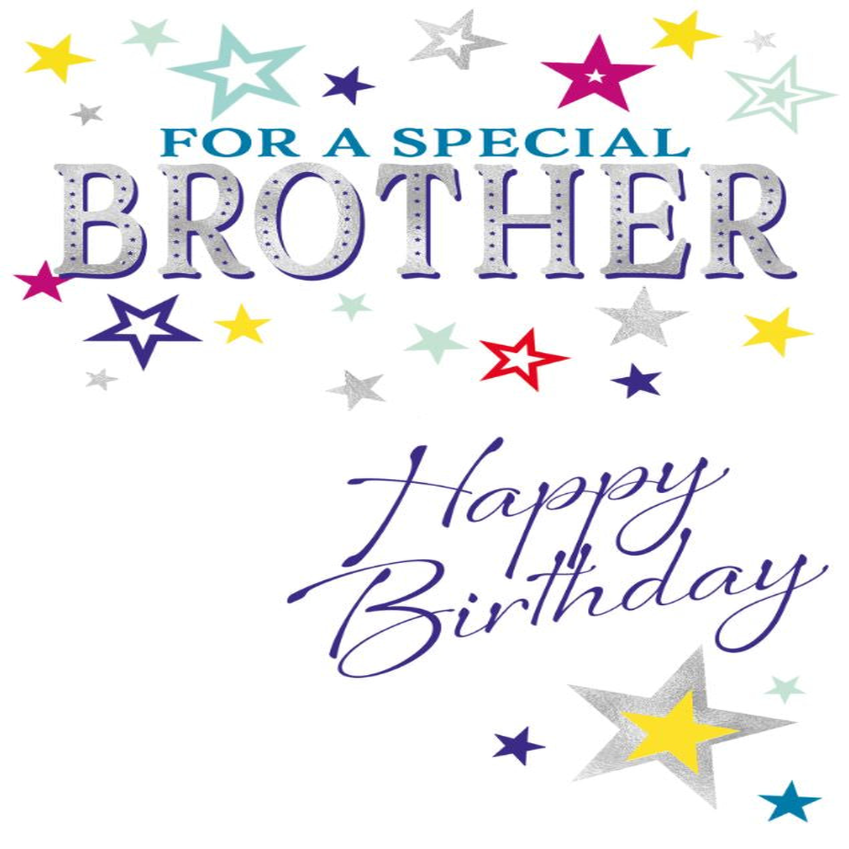 SIMON ELVIN BROTHER BIRTHDAY CARD*