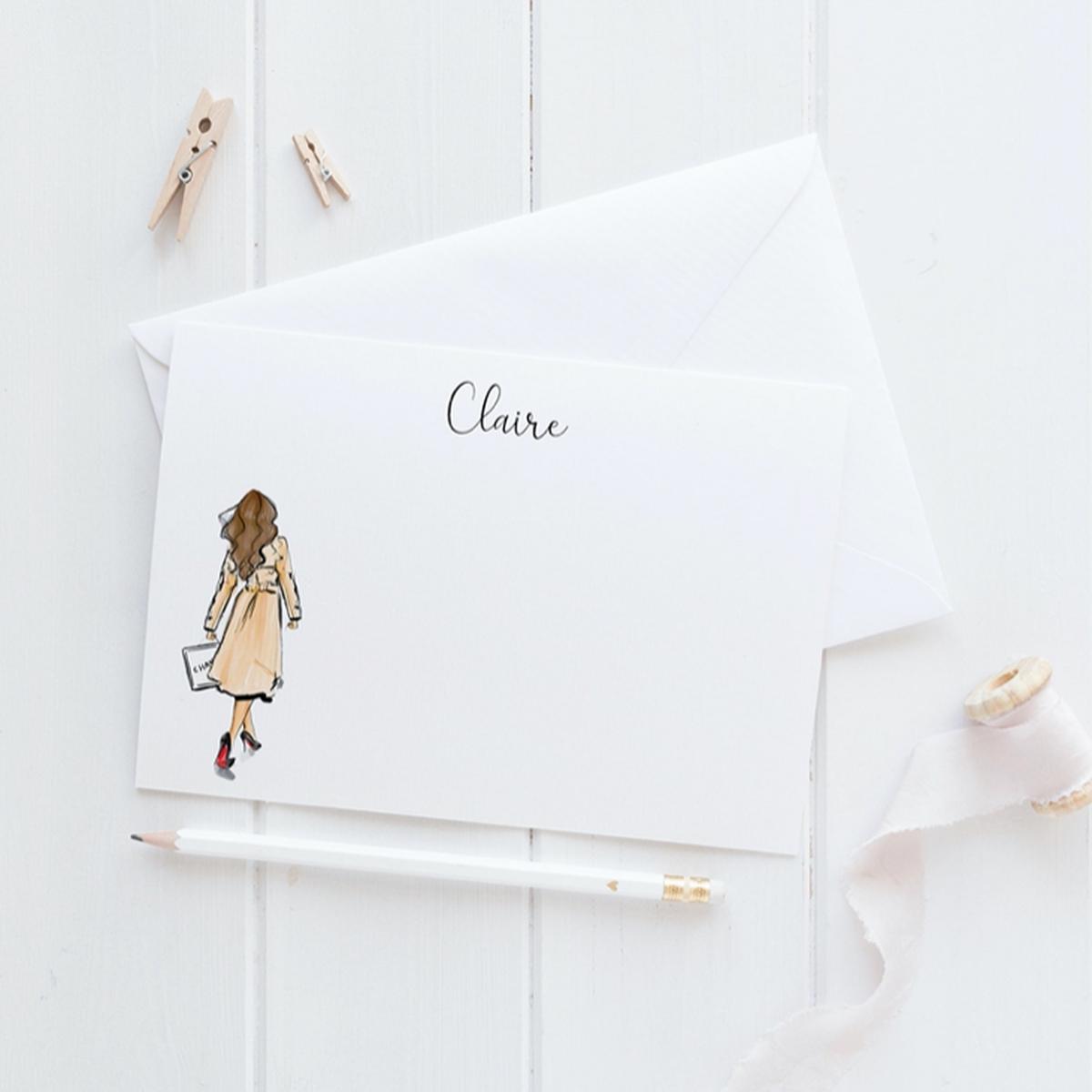 The Tan Coat Stationery Set