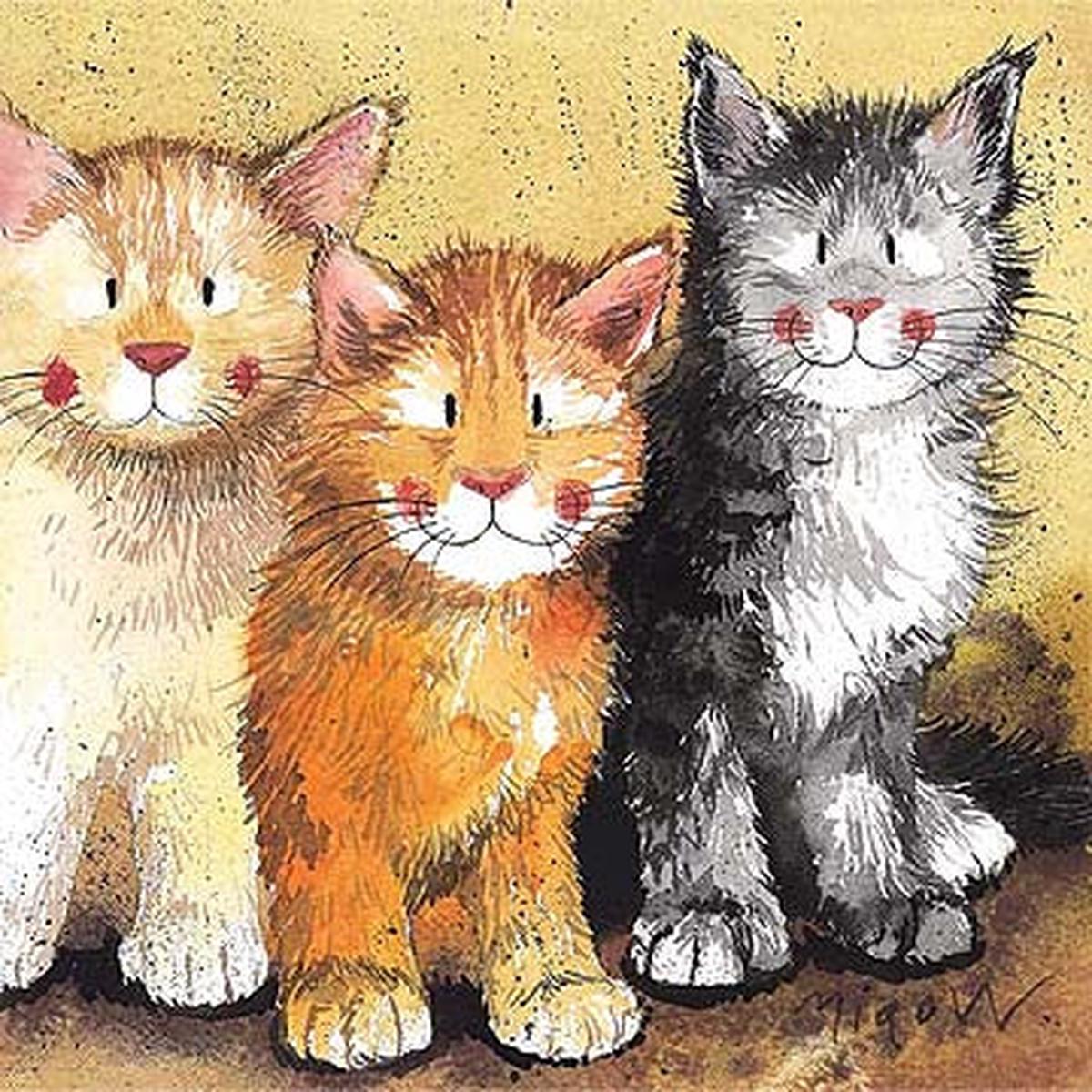 Rodger, Dodger & Tinkerbell Blank Card