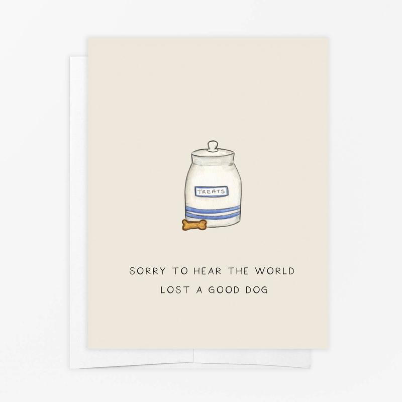 Sorry World Lost a Good Dog Card