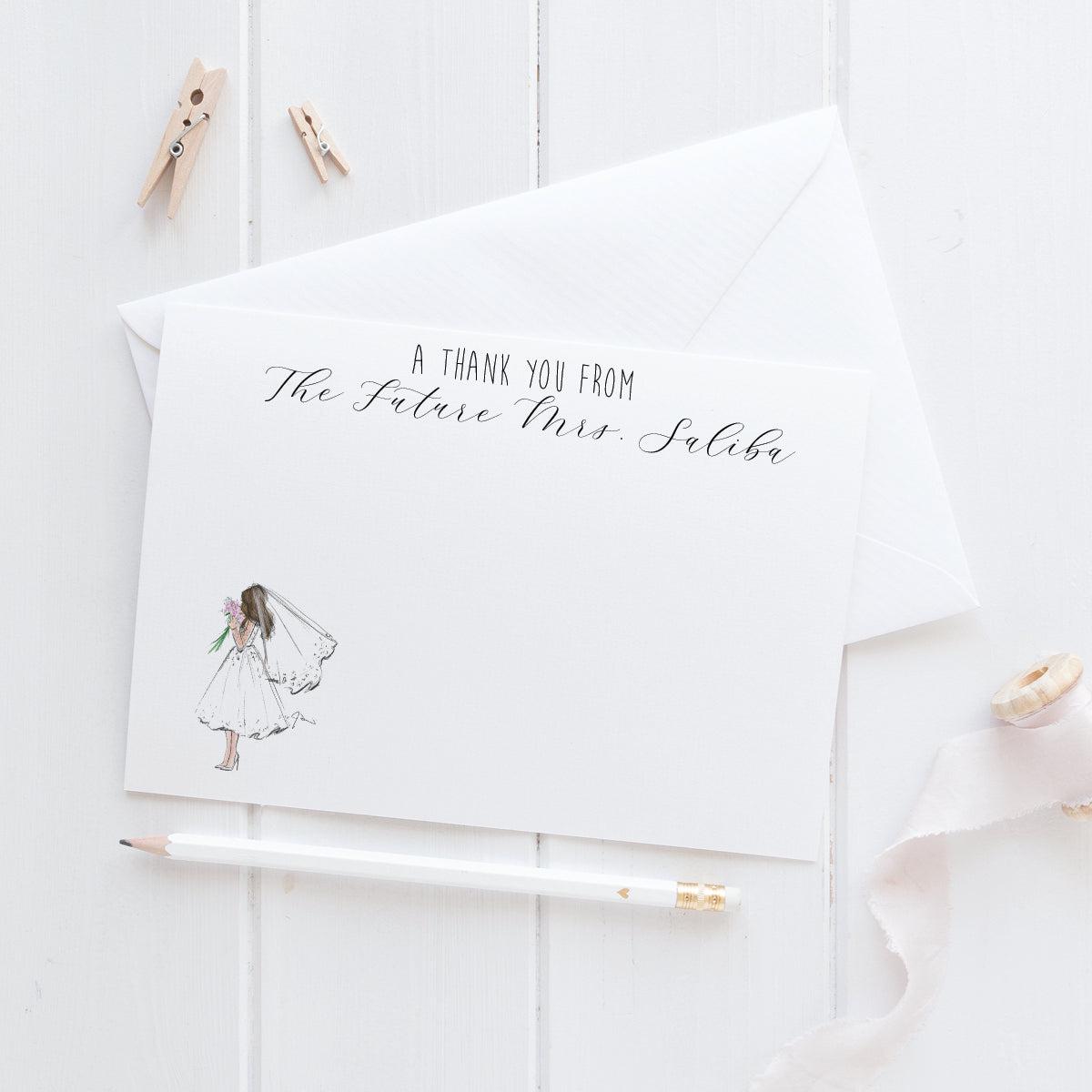 Thank You Bridal Stationery Set