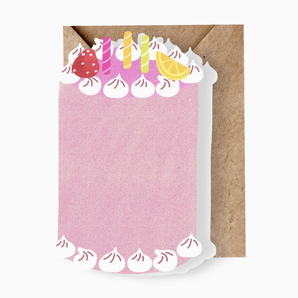 Pink Cake Mini Card